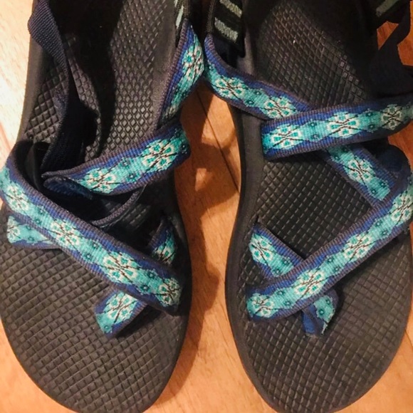 Chaco Shoes - Green/Blue Chacos